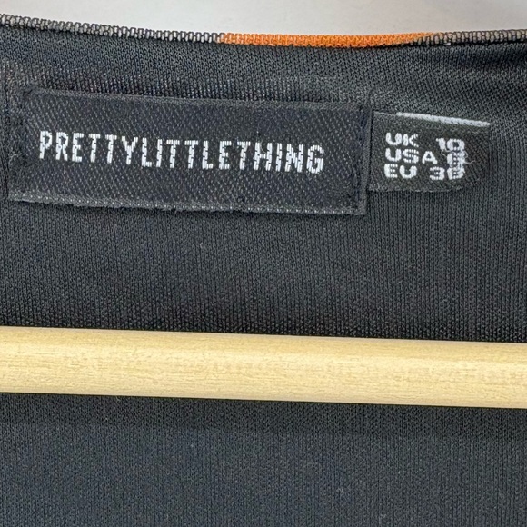 Orange tiger print mesh dress - Picture 4 of 5